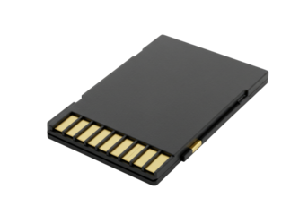 Micro sd card transparent background cutout png