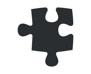 Charcoal Puzzle Piece Symbolism Shape Jigsaw Solution Integration Cooperation Game Idea Mind Concept Connection Solving Design