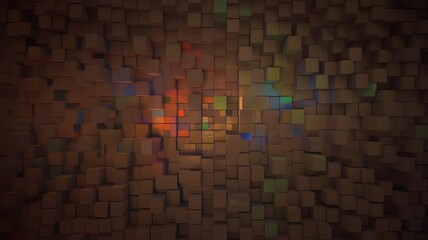 Abstract textured background with subtle colorful light reflections creating a warm and inviting atmosphere