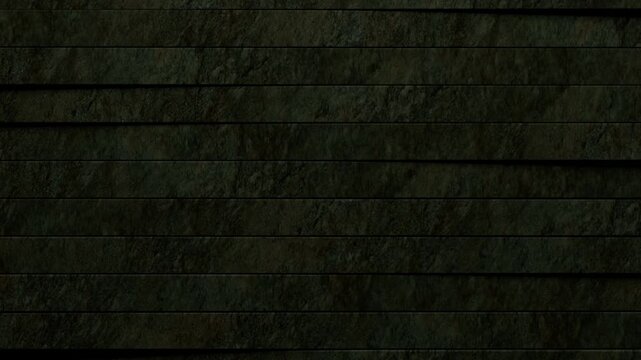 dunkler Hintergrund, waagerechte bewegliche Steinquader