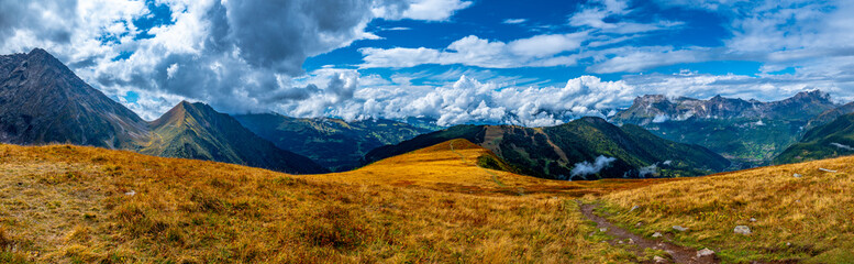 Tramway du Mont-Blanc - View from Mont Lachat, autumn 2025