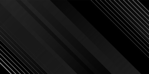 Black abstract background. Elegant dark diagonal shape elements.