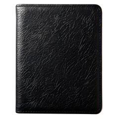 black leather case for tablet, isolated on transparent background in the style of rpg maker.