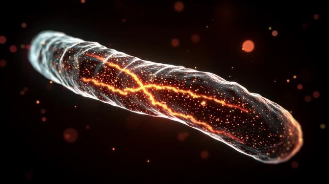 Telomere Shortening Visualization: Chromosome End Degrading in Cellular Aging Process.