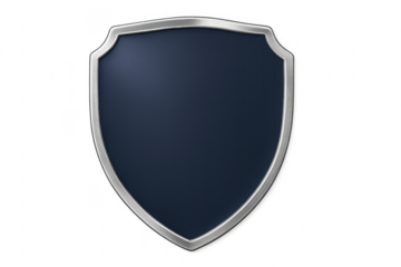 Metallic blank shield protecting privacy and security concept