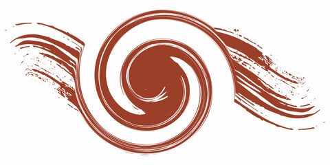 Bright red analog touch material. modern