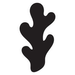 Ginger Root Silhouette Icon – Herbal Medicine & Spice Illustration