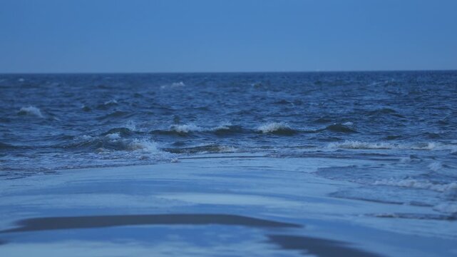 Cinematic view of Grenen in Skagen, Denmark, where the Skagerrak