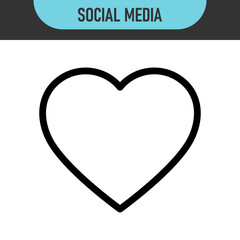 Add to favorite icon set. Heart, star, and bookmark icons set. Minimalist outline and filled styles, for social media apps, web UI, favorite buttons, e-commerce, save, love, and favorite themes