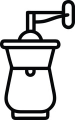 Traditional Fruit Juicer Press Clean Outline Vector Icon