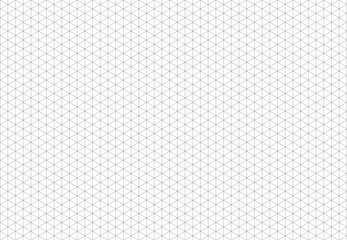 Isometric squared grid. Notebooks sheet blank template. Mathematic typography pattern for making notebook productions for education. Black isometric line guides. Printable 3d perspective backdrop. 