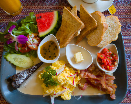 Local Thailand Market And Food
