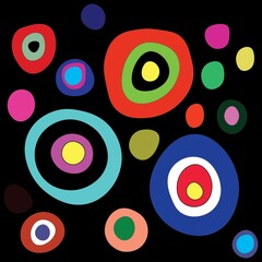 Fototapeta premium abstract background with circles