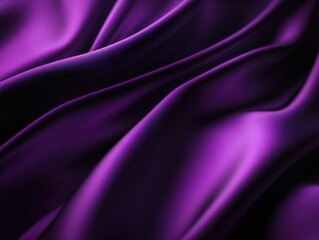 Rich purple fabric folds creating a luxurious and smooth texture.
