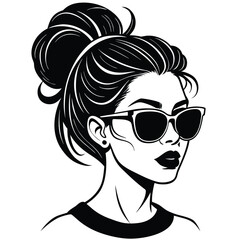 girl with sunglasses