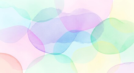Soft pastel watercolor abstract background for design templates