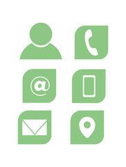 Icones contato © BIMARTINS