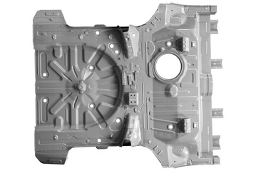 New car body element. Luggage compartment floor