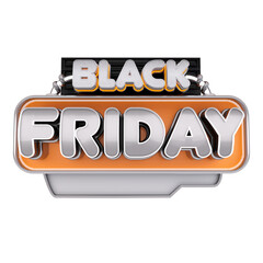 3D Render Black Friday Offers Socialmedia