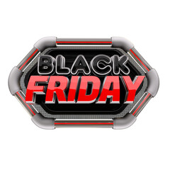 3D Render Black Friday Offers Socialmedia