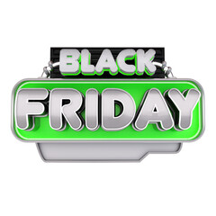 3D Render Black Friday Offers Socialmedia