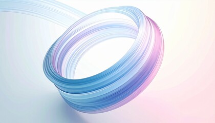 渦 流線 抽象 ウェーブ スピード 優雅 青 ピンク グラデーション 動き 背景 フューチャリスティック ソフト デジタルアート リボン らせん 空気感 透明感 爽やか ダイナミック