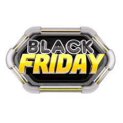 3D Render Black Friday Offers Socialmedia