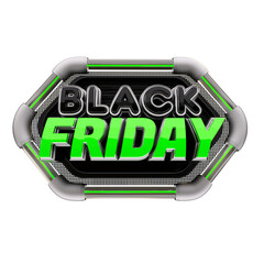 3D Render Black Friday Offers Socialmedia
