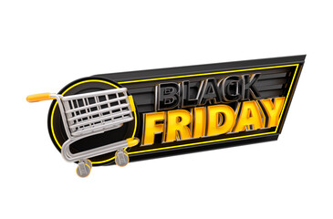 3D Render Black Friday Offers Socialmedia