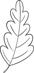 Vector leaf illustration