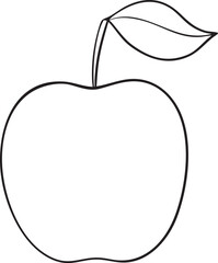 Vector apple illustration