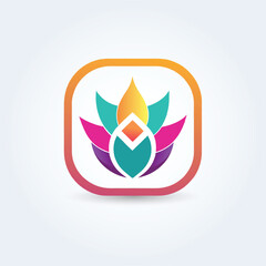 A clean abstract logo for business identity