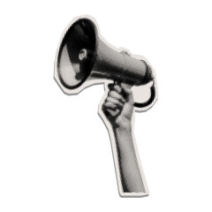 Halftone of a Megaphone 