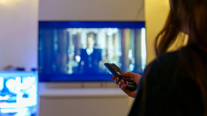 Coventry Woman Holding Remote