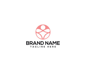 Elegant Emblem Design: A minimalist emblem, symbolizing harmony and balance, is elegantly displayed, perfect for branding or representing a collective concept. 