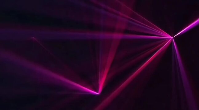 Vivid Magenta Laser Show Abstract