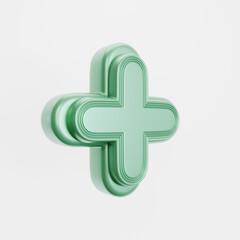 Obraz premium Plus sign icon