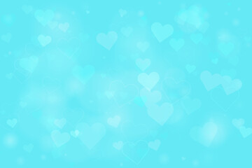 Blue Heart Background Image for Love and Romance Themes