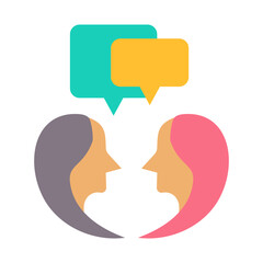 Skincare Consultation Icon - Flat Color