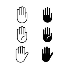 Obraz premium Hand icon