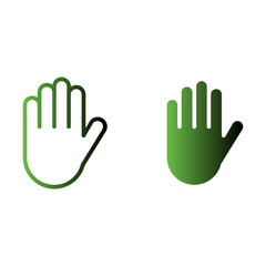 Obraz premium Hand icon
