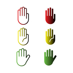 Fototapeta premium Hand icon