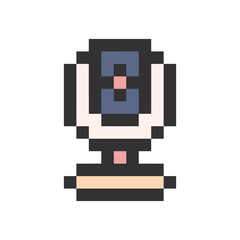 Fototapeta premium webcam camera video pixel art