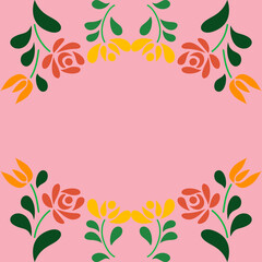 Flower stencil art abstract seamless geometric graphic watercolor pastel  artwork decoration vector ethnic simple template wallpaper print fabric pattern doodle cute curve line hand drawn shading 