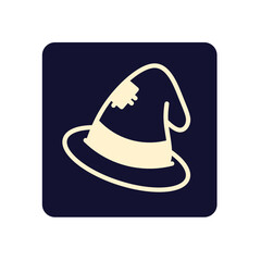witch hat halloween icon