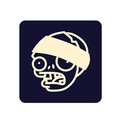 zombie elegant icon