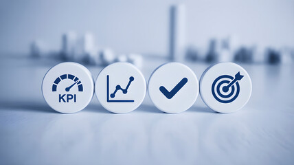 Achieve business success with key performance indicators, growth charts, verified goals, and targeted objectives for ultimate business strategy and planning