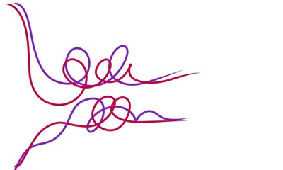 abstract floral background isolated on white background