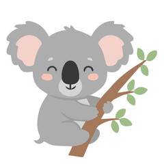 Koala cartoon illustration 