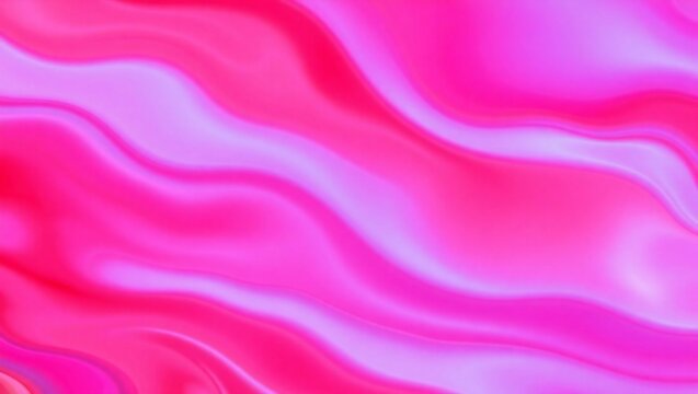 Vibrant pink and purple abstract fluid art with flowing wavy patterns